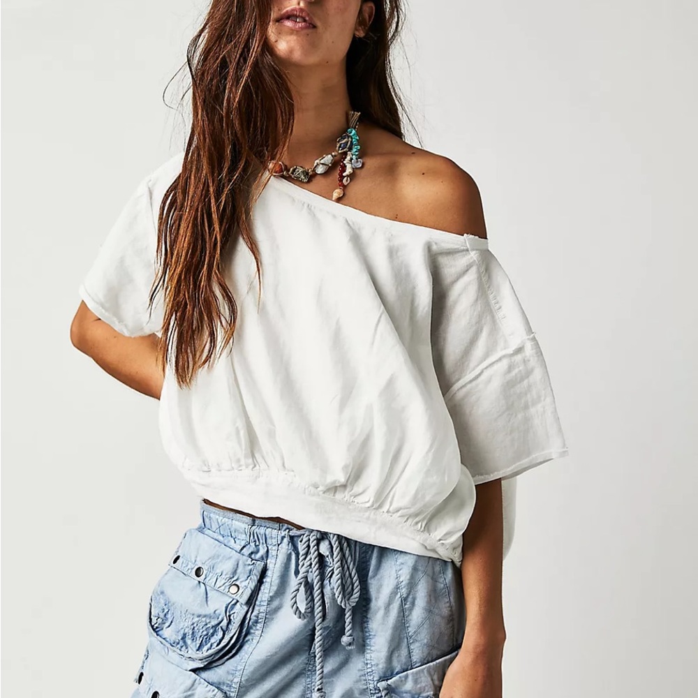 NWOT Cloud 9 bubble tee by We The Free from Free People in size XL